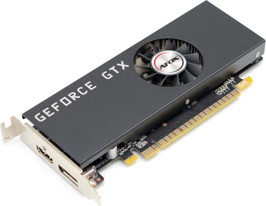 Изображение товара Видеокарта AFOX GTX 1050 Ti LP Single Fan 4G (AF1050TI-4096D5L5-V2)