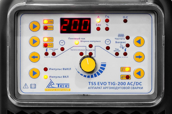 Изображение товара Инвертор сварочный TCC EVO TIG-200 AC/DC / 035263