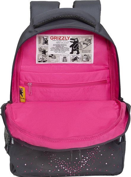 Изображение товара Школьный рюкзак Grizzly RG-560-3 (серый)
