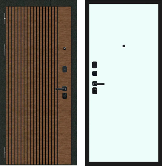 Изображение товара Входная дверь МеталЮр M106 Velluto Bianco (86x205, левая)