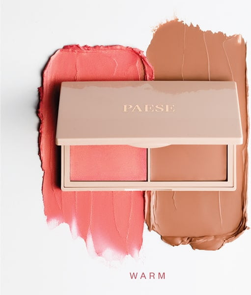 Изображение товара Палетка для скульптурирования Paese Румяна+Бронзер тон Warm (15г)