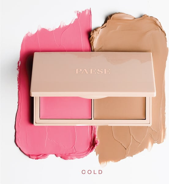 Изображение товара Палетка для скульптурирования Paese Румяна+Бронзер тон Cold (15г)