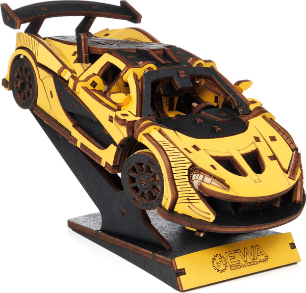 Изображение товара Автомобиль игрушечный EWA Гоночный автомобиль (желтый)