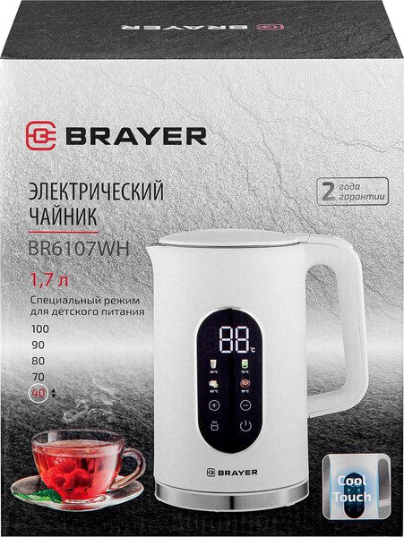 Изображение товара Электрочайник Brayer BR6107WH