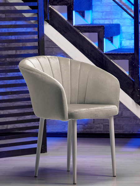 Изображение товара Стул Памир Версаль F81 (светло-серый/белая опора)