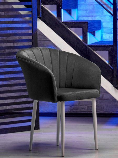 Изображение товара Стул Памир Версаль F83 (серый/белая опора)