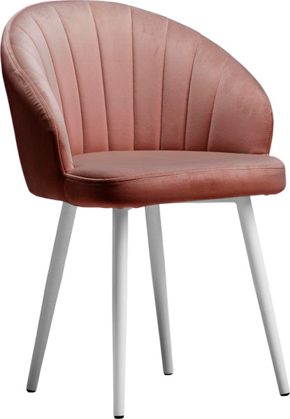 Изображение товара Стул Памир Зефир F62 (розовый/белая опора)