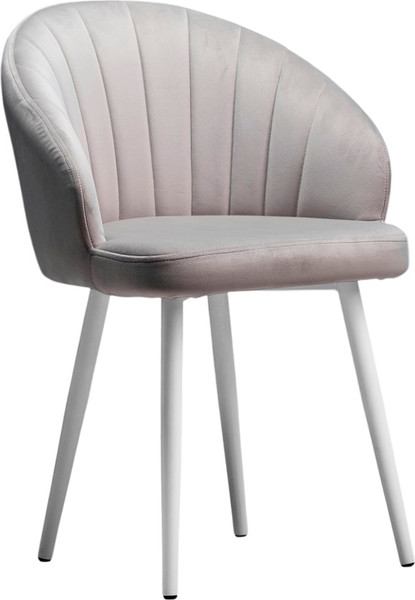 Изображение товара Стул Памир Зефир F80 (серый минт/белая опора)