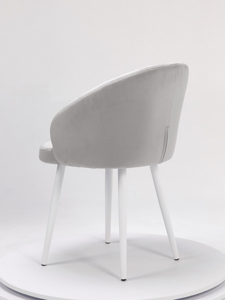 Изображение товара Стул Памир Зефир F80 (серый минт/белая опора)