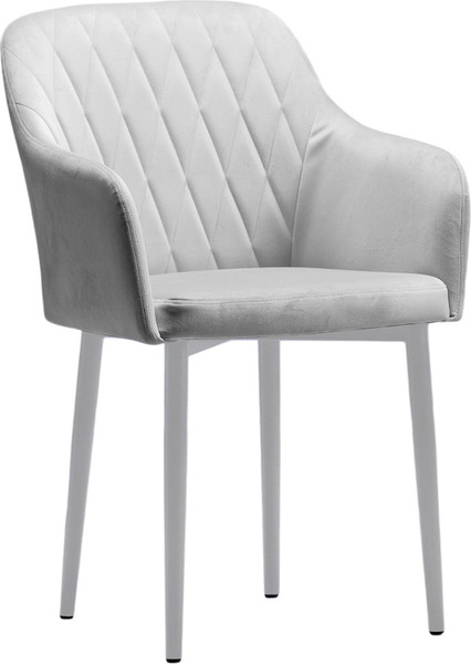 Изображение товара Стул Памир Марсель F80 (серый минт/белая опора)