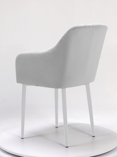 Изображение товара Стул Памир Марсель F80 (серый минт/белая опора)