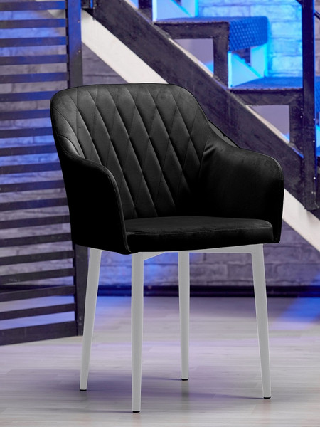 Изображение товара Стул Памир Марсель F90 (черный/белая опора)