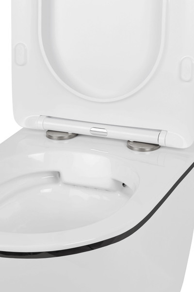Изображение товара Унитаз подвесной Roxen Antares 530110-01B Rimless Soft Close NC (черный)