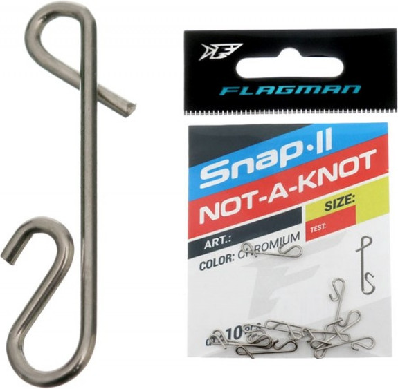 Изображение товара Застежка рыболовная Flagman Fishing Not-A-Knot Snap-ІІ / FNAFS-IIS