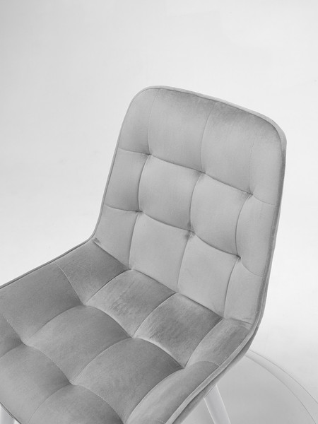 Изображение товара Стул Памир Румба F80 (серый минт/белая опора)