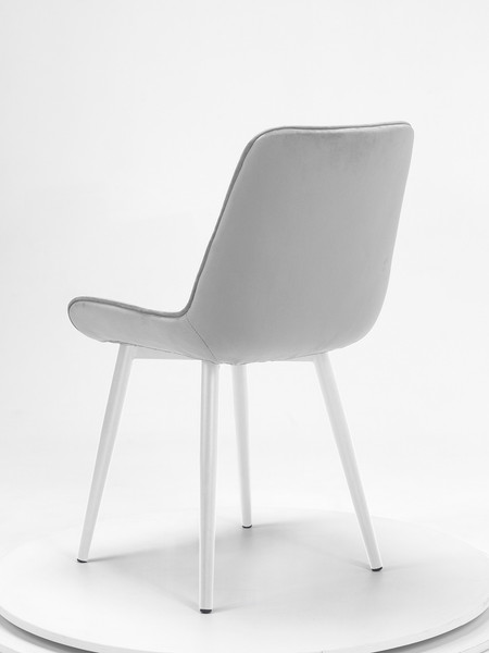 Изображение товара Стул Памир Румба F80 (серый минт/белая опора)