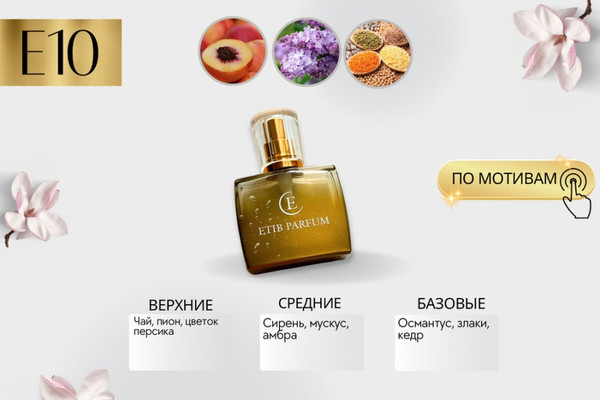 Изображение товара Духи Etib Parfum E10 (100мл)