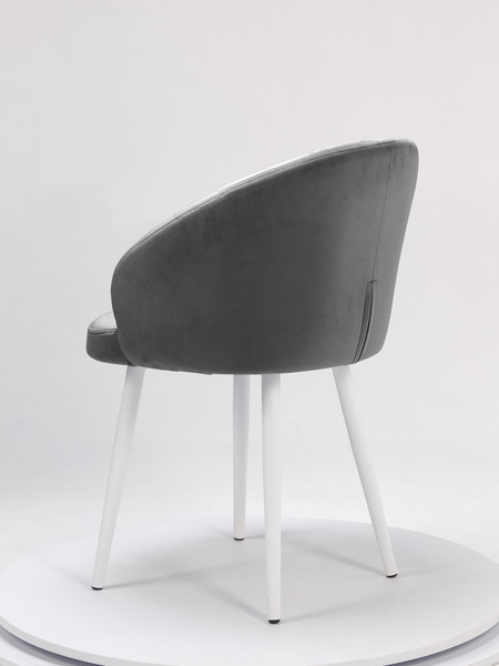 Изображение товара Стул Памир Зефир F83 (серый/белая опора)