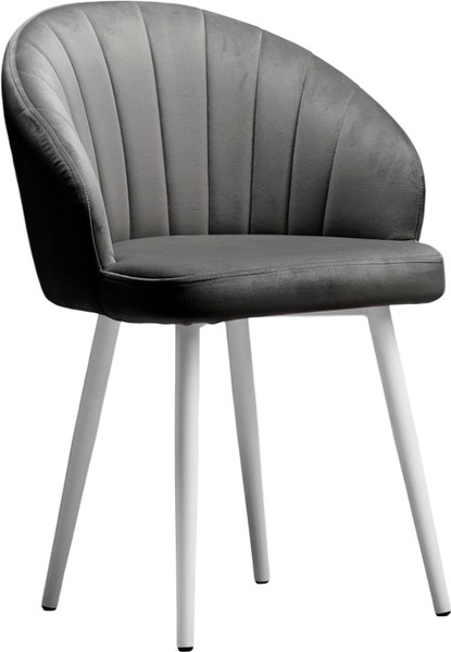 Изображение товара Стул Памир Зефир F83 (серый/белая опора)