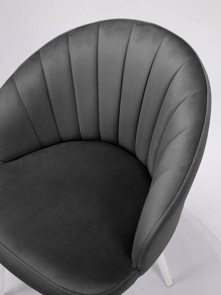 Изображение товара Стул Памир Зефир F83 (серый/белая опора)