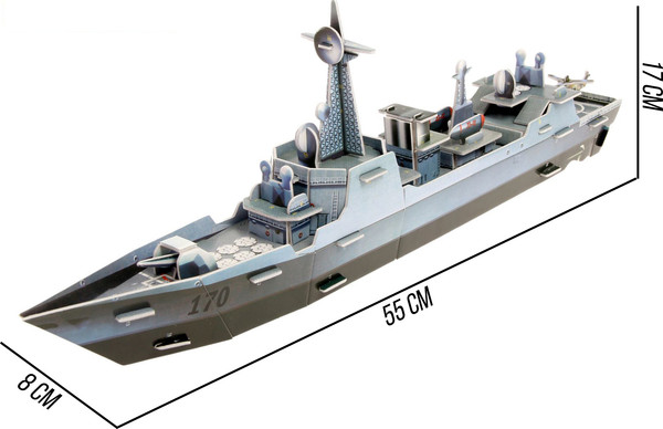Изображение товара Конструктор Sima-Land 3D Военный корабль XY-210 / 124378