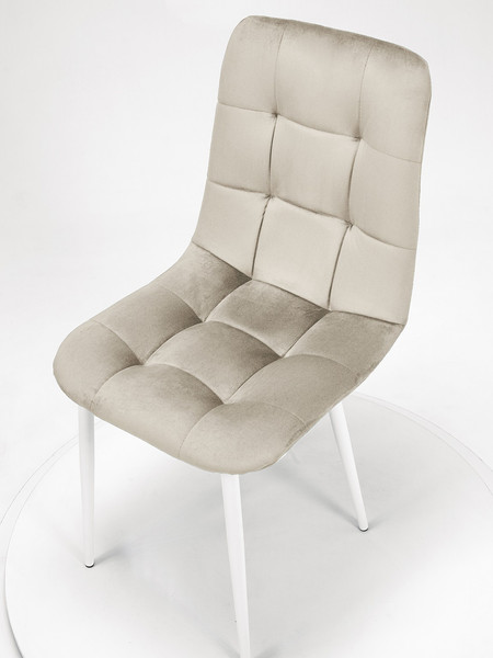 Изображение товара Стул Памир Саваж F06 (светло-бежевый/белая опора)
