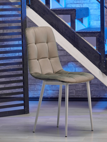 Изображение товара Стул Памир Саваж F08 (бежевый/белая опора)