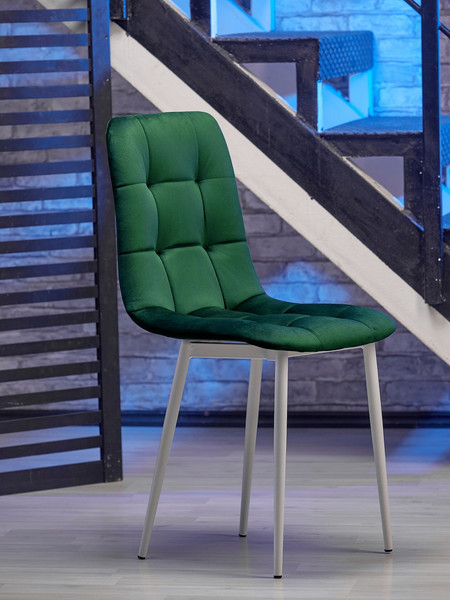 Изображение товара Стул Памир Саваж F74 (зеленый/белая опора)