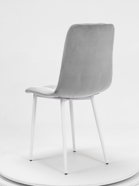 Изображение товара Стул Памир Саваж F80 (серый минт/белая опора)