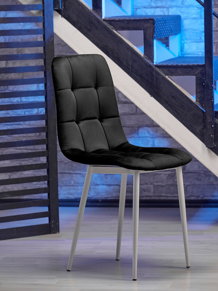 Изображение товара Стул Памир Саваж F90 (черный/белая опора)