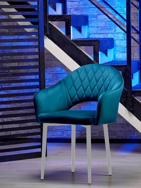 Изображение товара Стул Памир София F77 (синий/белая опора)