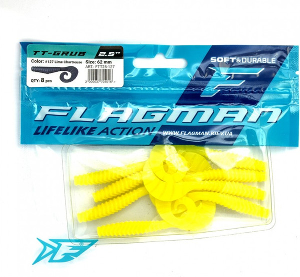 Изображение товара Мягкая приманка Flagman Fishing TT-Grub 2.5 / FTT25-127