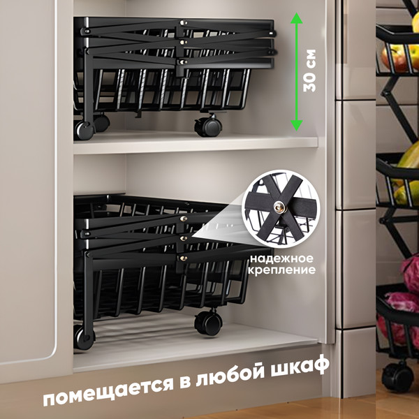 Изображение товара Этажерка Solmax&Home SM99815 (черный)