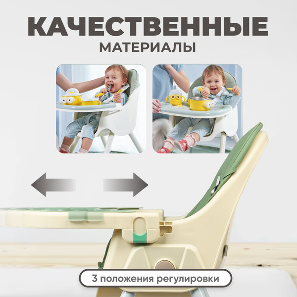 Изображение товара Стульчик для кормления Solmax&Kids HW00011 (зеленый)