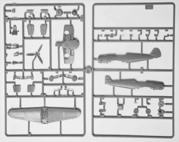 Изображение товара Сборная модель Звезда Немецкий истребитель Мессершмитт Bf-109F2 / 7302