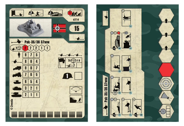 Изображение товара Сборная модель Звезда Немецкая пушка ПАК-36 / 6114