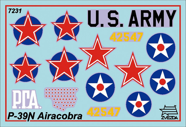 Изображение товара Сборная модель Звезда Самолет Аэрокобра / 7231