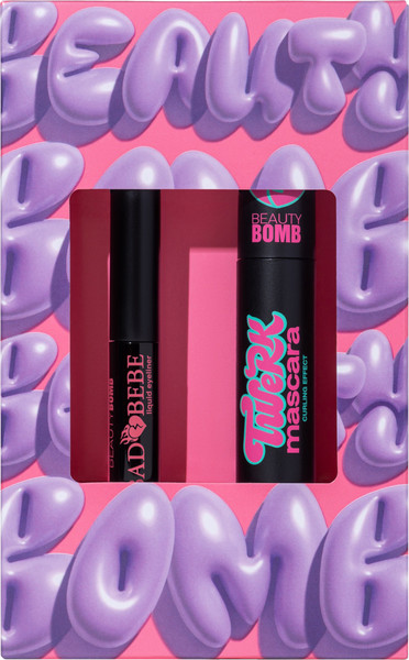 Изображение товара Набор декоративной косметики Beauty Bomb Жидкая подводка Bad Bebe тон 01+Тушь д/ресниц Twerk Mascara