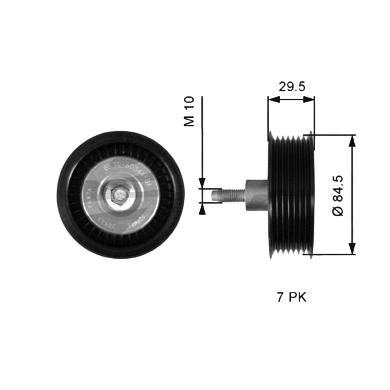 Изображение товара Ролик ремня генератора Gates T36536