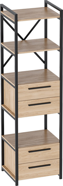 Изображение товара Полка вкладная Мебельград Бонн 54.5x40.0x16 (дуб светлый натуральный)