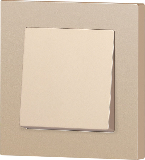 Изображение товара Выключатель INTRO Accent 6-109-04 / Б0063610 (шампань)