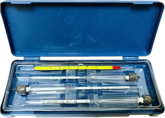 Изображение товара Спиртометр бытовой No Brand 0-40,40-70,70-100 (с термометром)