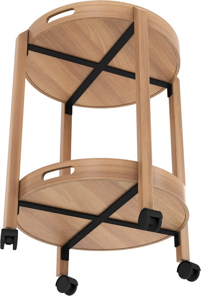 Изображение товара Сервировочный столик Sheffilton SHT-CT63 (прозрачный лак/дерево)