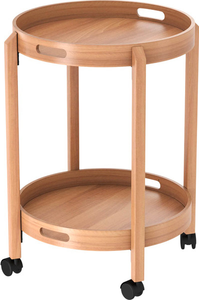 Изображение товара Сервировочный столик Sheffilton SHT-CT63 (прозрачный лак/дерево)