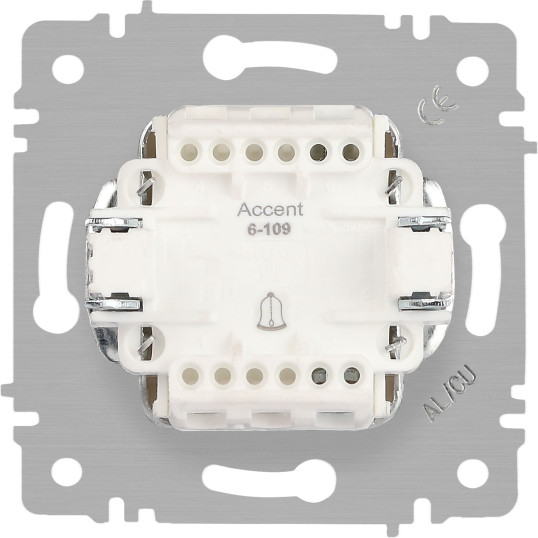 Изображение товара Выключатель INTRO Accent 6-109-07 / Б0063617 (графит)