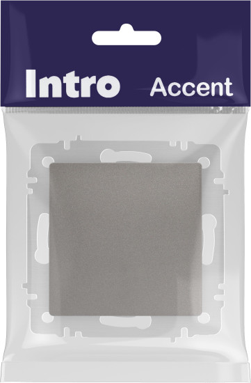 Изображение товара Кнопка звонка INTRO Accent 6-109-09 / Б0063621 (титан)