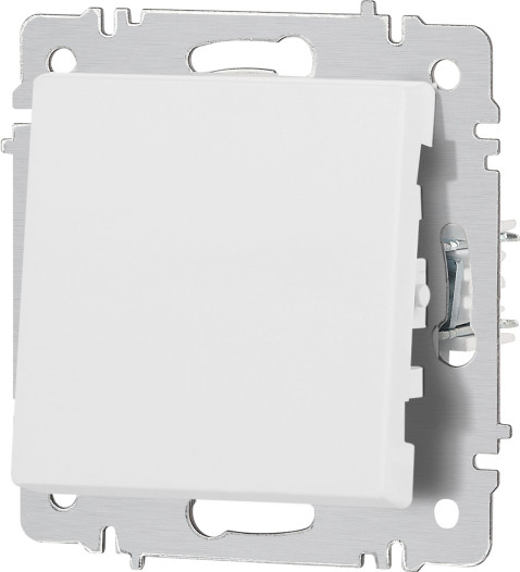 Изображение товара Выключатель INTRO Accent 6-108-01М / Б0063580 (белый матовый)