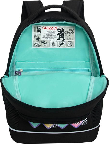 Изображение товара Школьный рюкзак Grizzly RG-563-5 (черный)