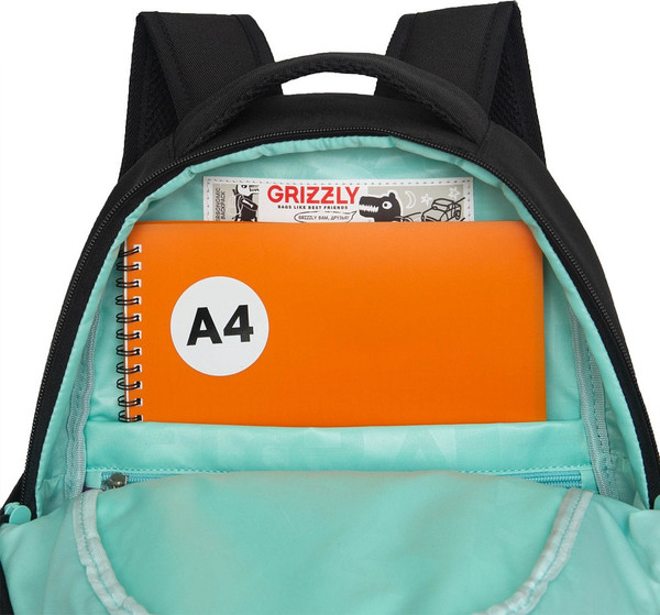 Изображение товара Школьный рюкзак Grizzly RG-563-5 (черный)