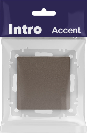 Изображение товара Выключатель INTRO Accent 6-108-08 / Б0063594 (бронза)